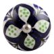 Navy Blue Flower Crackle Ceramic Wine Stopper